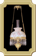 Library Rose Garland Electric Lamp