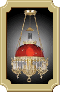Library Ruby Electric Lamp